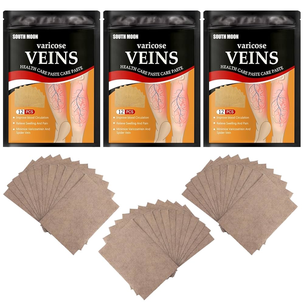 💆♀️🩹 Parches para Várices x4 – Alivio y Cuidado para tus Piernas
