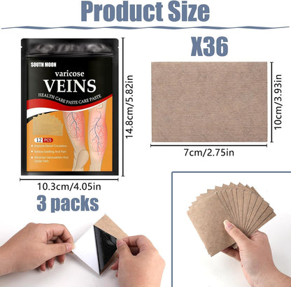💆‍♀️🩹 Parches para Várices x4 – Alivio y Cuidado para tus Piernas
