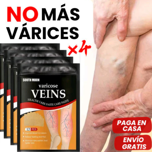 💆‍♀️🩹 Parches para Várices x4 – Alivio y Cuidado para tus Piernas